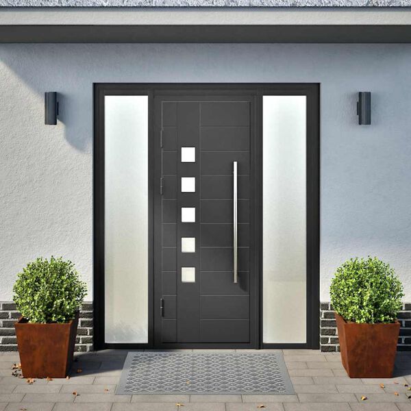 vidaXL Garden Planters 2 kosa 40x40x40 cm Weathering Steel