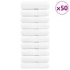 vidaXL Premium brisače SOLUND 50 kos bela 30x50 cm 600 g/m2