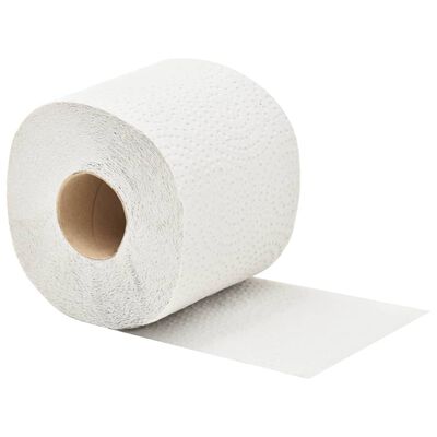 vidaXL Toaletni papir dvoslojni 128 rolic 250 lističev