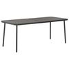 vidaXL Vrtna miza temno siva 180x83x72 cm jeklo