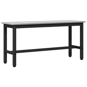 vidaXL Jedilna klop Siva Sonoma 100 x 32,5 x 48,5 cm
