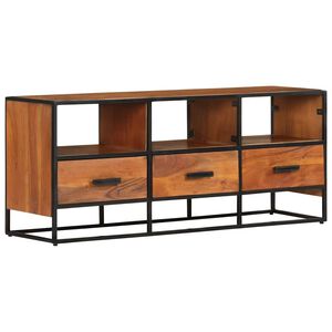 vidaXL TV omarica 110x30x45 cm trden akacijev les