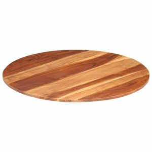 vidaXL Mizna plo&scaron;ča iz trdnega akacijevega lesa okrogla 15-16 mm 80 cm