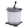 Bo-Camp Pralni stroj s centrifugo 33x33x46 cm temno siv