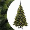 vidaXL Umetna božična jelka z bučko 180 cm 300 LED Toplo bela