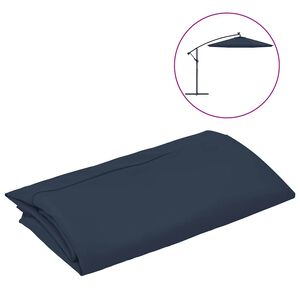 vidaXL Nadomestna tkanina za senčnik modra 300 cm
