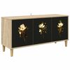 vidaXL TV omarica BREMEN 102 x 33 x 50 cm Sonoma Inženirski les