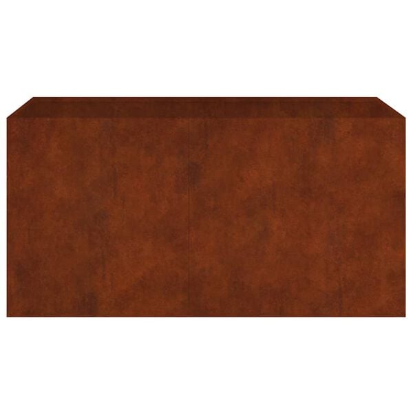 vidaXL Cvetlično korito 80x40x40 cm corten jeklo