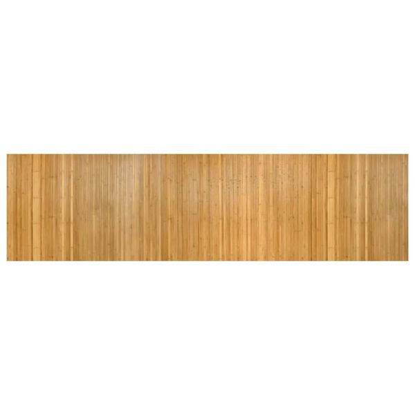 vidaXL Preproga pravokotna naravna 80x300 cm bambus