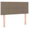 vidaXL Posteljno vzglavje taupe 100x5x78/88 cm blago