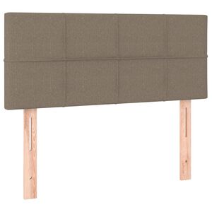 vidaXL Posteljno vzglavje taupe 100x5x78/88 cm blago