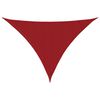 vidaXL Senčno jadro oksford blago trikotno 3x3x4,24 m rdeče