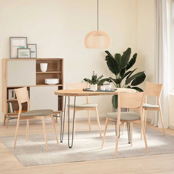 vidaXL Noge z lasmi za konzolne mizice 4 kosi naravno jeklo 72 cm masivno jeklo