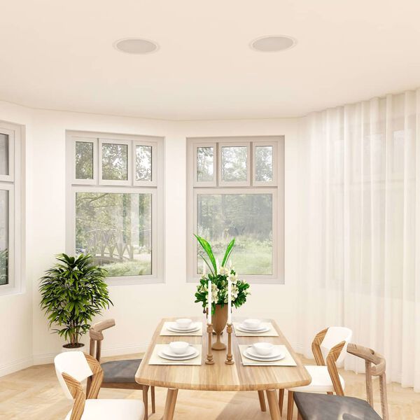 vidaXL Vgradni stenski in stropni zvočniki z visokotoncem 2 kosa 360 W