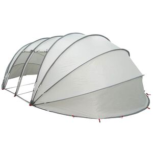vidaXL Bazenski &scaron;otor dome Siva 538 x 440 x 204 cm