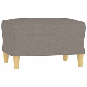 vidaXL Stolček za noge taupe 60x50x41 cm blago