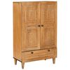 vidaXL Visok predalnik Svetlo rjava 60 x 33 x 100 cm trden mangov les