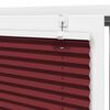 vidaXL Plisirana žaluzija Bordeaux Red 60x150 cm &Scaron;irina tkanine 59,4cm