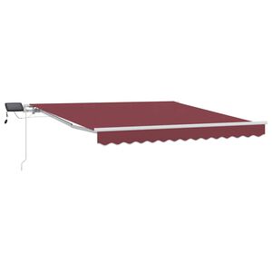 vidaXL Ročno zložljiva tenda z LED bordo 300x250 cm