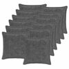 vidaXL Prevleka za blazino 12 kos HOUTEN Temno siva 45 x 45 cm