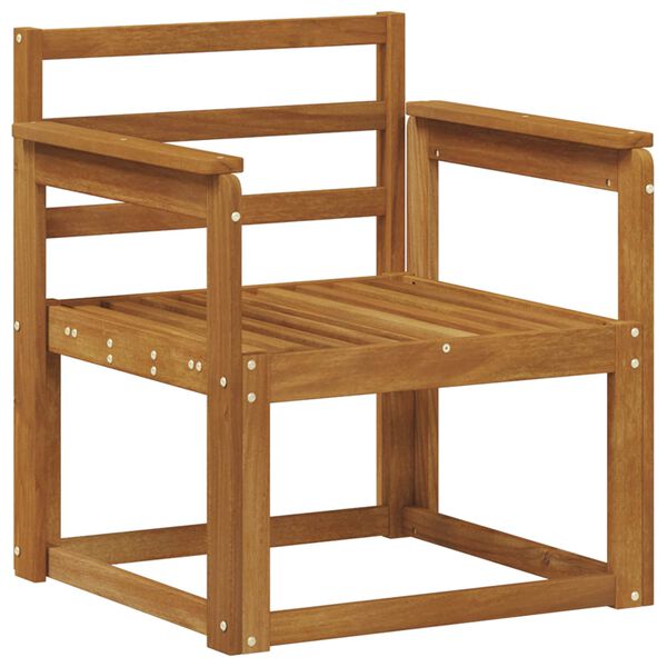 vidaXL Zunanji kavč Masiven les akacije Naravna