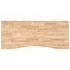 vidaXL Mizna plo&scaron;ča neobdelan 120x60x2,5 cm trdna hrastovina