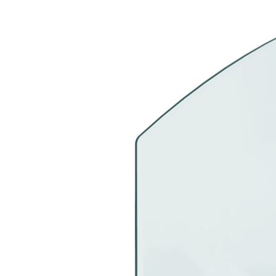 vidaXL Steklena plošča za kamin 80x60 cm