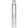 vidaXL Obokane gabion košare 3 kosi 400x30x160/180 cm pocinkano železo