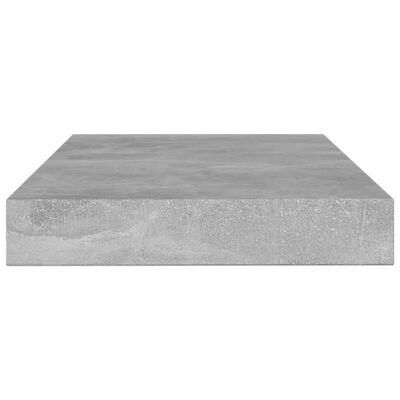 vidaXL Dodatne police za omaro 8 kosov betonsko sive 100x10x1,5 cm