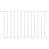 vidaXL Ograjni panel Woerden pra&scaron;no barvano jeklo 163x117 cm bel