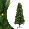 vidaXL Božično drevo med 300 LED z stojalom Zelena 240 cm PE