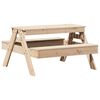 vidaXL Piknik miza za otroke 88x97x52 cm trdna borovina