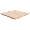 vidaXL Kvadratna mizna plo&scaron;ča 90x90x4 cm neobdelana trdna hrastovina