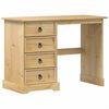 vidaXL TV omarica Corona 104x47x75 cm trdna borovina