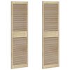 vidaXL Vrata omare 2 kos Naravna 170 x 2,1 x 49,5 cm Trdna borovina