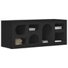 vidaXL TV omarica Črna 100 x 35 x 40 cm Konstruiran les