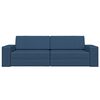 vidaXL Sofa postelja Temno modra 245 x 78 x 77 cm blago