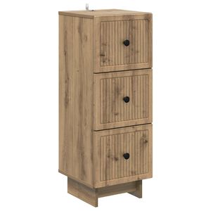 vidaXL Predalna omara 33 x 34,5 x 90 cm Inženirski les Artisan hrast