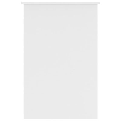 vidaXL Pisalna miza bela 100x50x76 cm iverna plošča