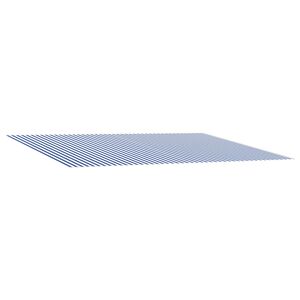 vidaXL Nadomestno platno za tendo Modra in bela 450 &times; 300 cm Poliester