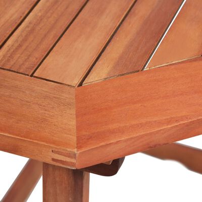 vidaXL Bistro miza 90x50x75 cm trden akacijev les