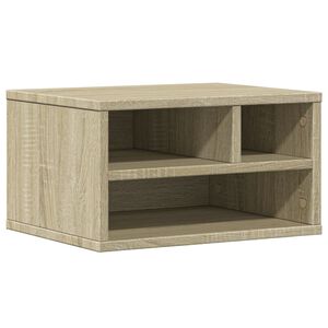 vidaXL Stojalo za tiskalnik sonoma hrast 40x32x22,5 cm inženirski les