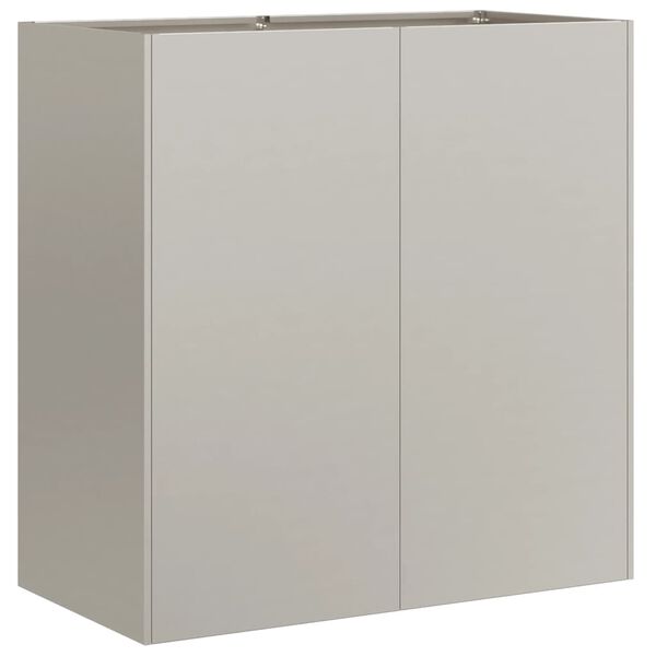 vidaXL Planter Rusty 80x40x80 cm Vremensko odporno jeklo