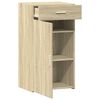 vidaXL Komoda sonoma hrast 50x42,5x93 cm inženirski les