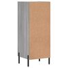 vidaXL Komoda siva sonoma 34,5x34x90 cm inženirski les