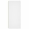 vidaXL Komoda bela 30x41x93 cm inženirski les
