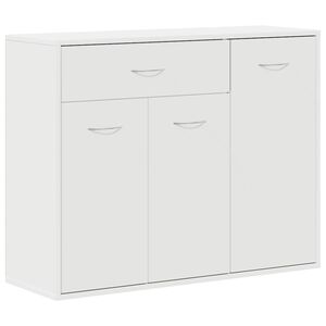 vidaXL Komoda bela 88x30x70 cm iverna plo&scaron;ča