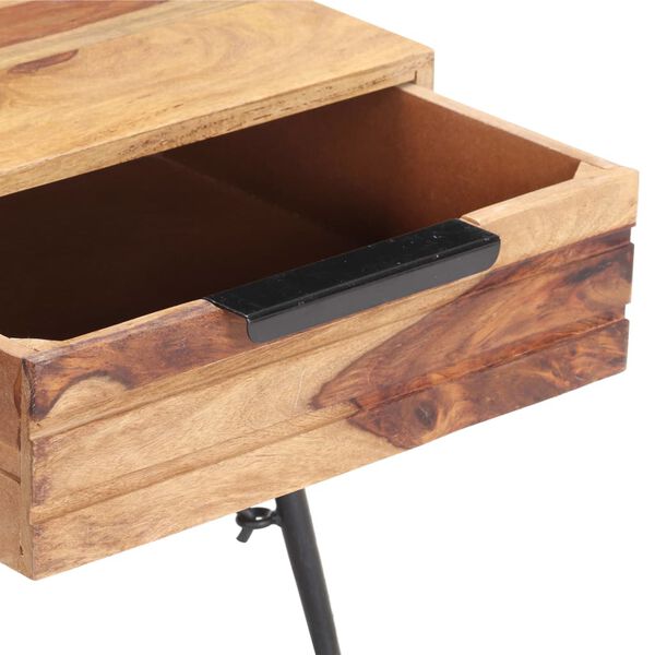 vidaXL Klubska mizica 88x55x40 cm trden palisander