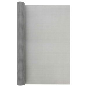 vidaXL Mrežna zaslona 80 x 1000 cm 30 Mesh Inox 201 Srebrna