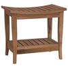 vidaXL Stranska miza za kopalnico Naravna 50 x 35 x 45 cm